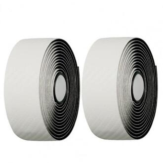2 Stuks Fietsen Racefiets Stuur Tape Anti-Slip Kunstleer Elastische Eva Fietsstuur Bandjes Outdoor Riding Levert wit