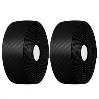 2 Stuks Fietsen Racefiets Stuur Tape Anti-Slip Kunstleer Elastische Eva Fietsstuur Bandjes Outdoor Riding Levert zwart