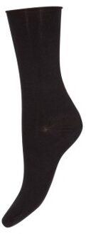 2 stuks Fine Knit Cotton Socks Zwart,Blauw - Strl 37/41