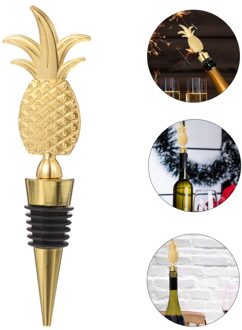 2 Stuks Fles Stekkers Fles Accessoire Fles Afdichting Pluggen Creatieve Fles Stoppers gouden