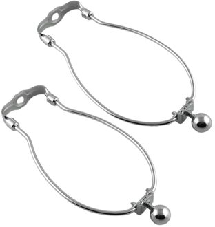 2 Stuks Guard U-vorm Lamp Harp Chrome Gepolijst Massief Verlichting Accessoires Ijzer Plating Voor Floor Light Voorkomen Breuk Thuis decor 9duim