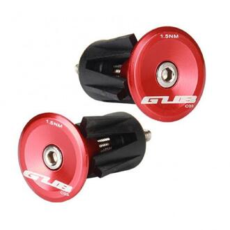 2 Stuks Gub C03 AL6061 Fiets Aluminium Stuur End Pluggen Fietsen Accessoire Руль Для Велосипеда Potencia Mtb Rood
