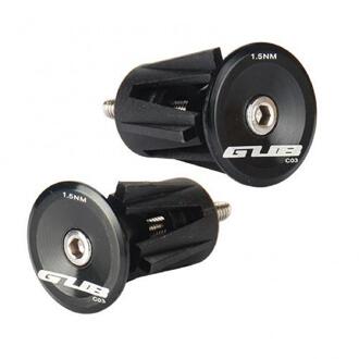 2 Stuks Gub C03 AL6061 Fiets Aluminium Stuur End Pluggen Fietsen Accessoire Руль Для Велосипеда Potencia Mtb zwart
