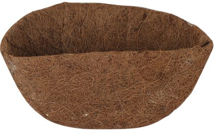 2 Stuks Half Ronde Voor Opknoping Mand Indoor Outdoor Coconut Fiber Liner Thuis Planter Bloempot Tuin Vervanging Accessoires 12 duim