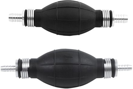 2 Stuks Hand Brandstofpomp Lijn Hand Primer Lamp Alle Brandstoffen Voor Auto Boot Marine Buitenboordmotor, 10Mm & 6Mm