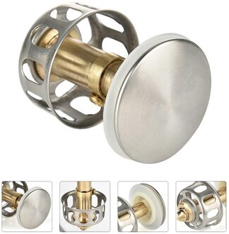 2 Stuks Handige Wastafel Bounce Afvoer Filters Haar Catcher Sink Drain Stoppers