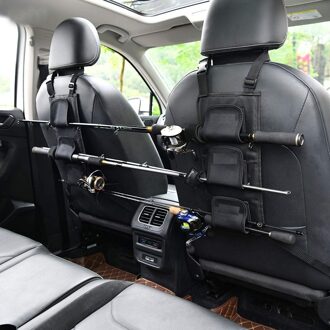 2 Stuks Hengel Houder Carrier Voor Voertuig Backseat Houdt 3 Polen Geschikt Auto Visgerei Tool Interieur Accessoires # BL3