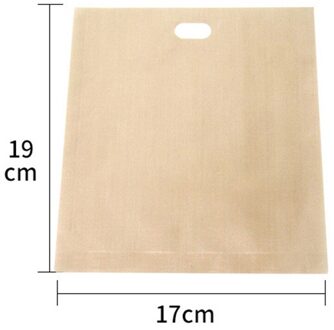 2 Stuks Herbruikbare Hoge Temperatuur Toast Zak Non-stick Magnetron Zak Barbecue Tas Sandwiches Bakken Toast 2stk groot