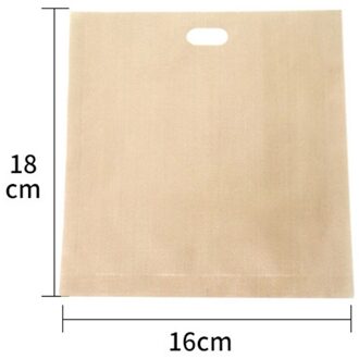 2 Stuks Herbruikbare Hoge Temperatuur Toast Zak Non-stick Magnetron Zak Barbecue Tas Sandwiches Bakken Toast 2stk medium