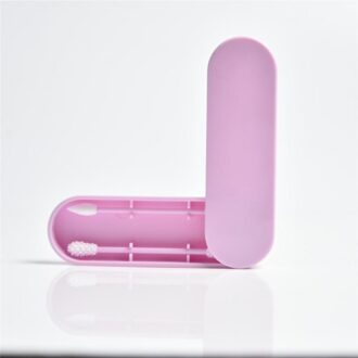 2 Stuks Herbruikbare Wattenstaafje Oor Schoonmaken Cosmetische Siliconen Knoppen Swabs Sticks Tweekoppige Recycling Voor Cleaning Up