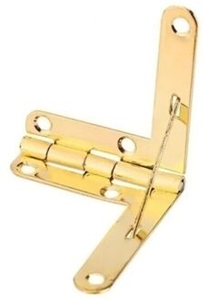 2 Stuks Hoek Ondersteuning Lente Scharnier 90 Graden Scharnier Voor Antiek Messing Sieraden Wijn Case Horloge Doos Houten Deksel hardware Accessoires