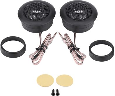 2 Stuks Hoge Auto Tweeter Speakers Aluminium Zijde Membraan Auto Auto Audio Conversie Treble Hoofd Hoorn Luidspreker