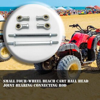 2 Stuks Hoge Hardheid End Kogelgewricht Lager Set 8Mm Interne Vrouwelijke Metrische Draad Staaf