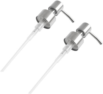 2 Stuks Home Office Vervanging Rvs Pomp Moderne Universele Gereedschap Druk Zeepdispenser