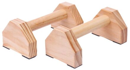 2 Stuks Houten Push Up Stand Fitness Gym Training Rack Handstand Parallel Bar