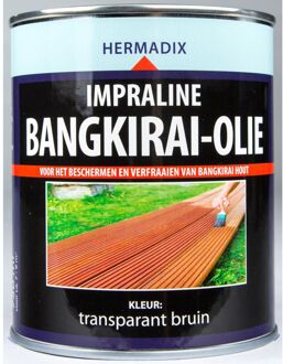 2 stuks Impraline Bangkirai Olie 750 ML Transparant