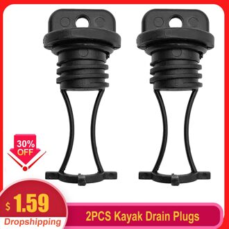 2 Stuks Kajak Afvoer Pluggen Draad Romp Afvoer Pak Scupper Plug Voor Kajaks Kano Boten Water Sport Accessoires Kajaks Afvoer stekkers