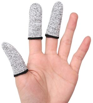 2 Stuks Keuken Anti-Cut Vinger Cover Schil Shell Groente Picking Snijden Vinger Cover Beschermende Vinger Schil Vingertop Handschoenen