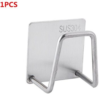 2 Stuks Keuken Lijm Sterke Muur Hanger Haak Sink Sponzen Houder Afvoer Droogrek Organizer Badkamer Zuignap Zelf 1PCSS