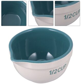 2 Stuks Keuken Maatregel Cups Keramische Bakken Kommen Dessert Bowls (Assorti Kleur)