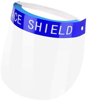 2 Stuks Keuken Olie Splash Beschermende Masker Dame Koken Anti-Rook Maskers Plastic Tansparent Beschermen Shield Screen 1stk