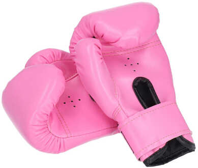 2 Stuks Kinderen Bokshandschoenen Vechten Bokshandschoenen Training Vechten Sparring Ponsen Kickboksen Handschoenen Pu Lederen Punch Handschoenen Rood