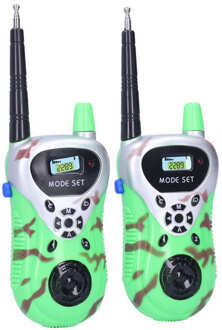 2 Stuks Kinderen Walkie Talkies Handheld Draagbare Draadloze Simulatie Real-Time Intercoms Speelgoed Telefoon Praten Speelgoed