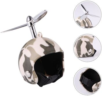 2 Stuks Kip Helm Bescherming Helm Hens Dierbenodigdheden Huisdier Hoed Voor Kip Desert camouflage pa