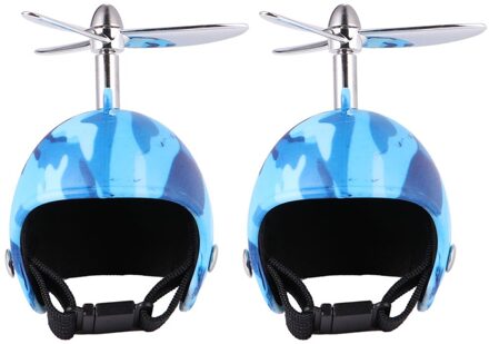 2 Stuks Kip Helm Bescherming Helm Hens Dierbenodigdheden Huisdier Hoed Voor Kip marinier camouflage pa