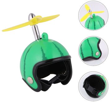 2 Stuks Kip Helm Bescherming Helm Hens Dierbenodigdheden Huisdier Hoed Voor Kip watermeloen patroon