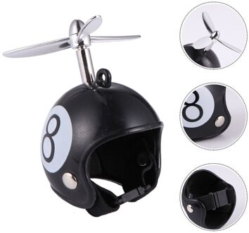 2 Stuks Kip Helm Bescherming Helm Hens Dierbenodigdheden Huisdier Hoed Voor Kip zwart eight patroon