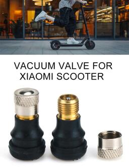 2 Stuks Klep Voor Xiaomi Scooter Scooter Vacuüm Ventiel M365 Pro Scooter Voor En Achter Wiel Gas Valve fiets Accessoires