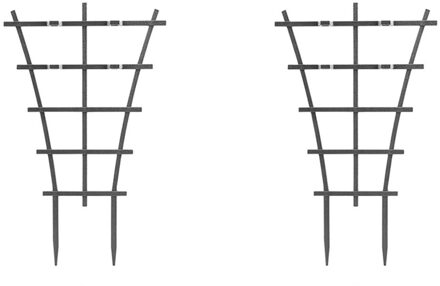 2 Stuks Klimmen Plant Ondersteuning Trellis Potplanten Ondersteuning Tuin Groeiende Beugel Plastic Groenten Decoratieve Trellis Beugel 2stk