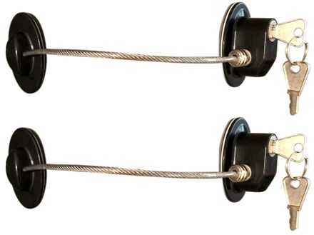 2 Stuks Koelkast Deurslot Sterke Lijm Vriezer Deurslot Bestand Ladeblokkering Kind Veiligheid Kast Slot Met Sleutel