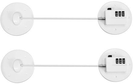 2 Stuks Koelkast Lock Koelkast Lock Vriezer Deurslot Lijm Codeslot Koelkast Safety Lock Bestand Ladeblokkering