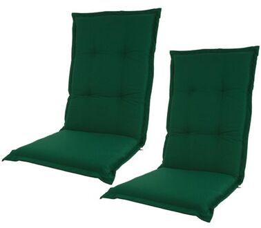 2 stuks Kopu® Prisma Forest Green Tuinkussen Hoge Rug - Groen