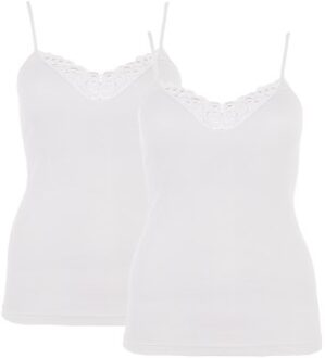 2 stuks Lace Narrow Strap Zwart,Wit - 38,40,42,44,46,48