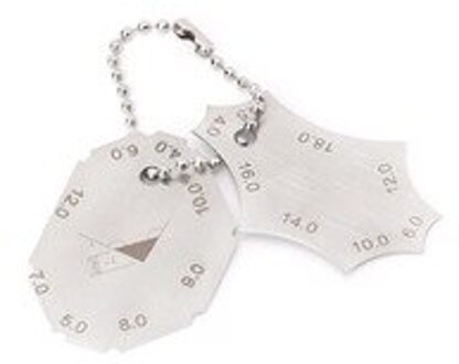 2 stuks Lassen Rvs Lassen Gauge Inspectie Lassen Ulnare Heerser