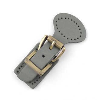 2 Stuks Lederen Tas Gespen Insteekslot Sluitingen Sluiting Handtas Hasp Gesp Voor Vrouwen Diy Schoudertas Accessoires Deel licht blauw