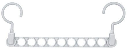 2 Stuks Magic Kleerhangers Opknoping Ketting Metalen Doek Kast Hanger Shirts Netjes Bespaar Ruimte Organizer Hangers Voor Kleding 2stk grijs