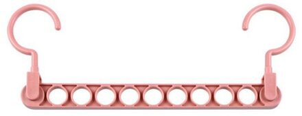 2 Stuks Magic Kleerhangers Opknoping Ketting Metalen Doek Kast Hanger Shirts Netjes Bespaar Ruimte Organizer Hangers Voor Kleding 2stk rood