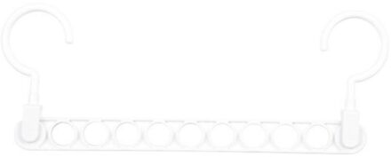 2 Stuks Magic Kleerhangers Opknoping Ketting Metalen Doek Kast Hanger Shirts Netjes Bespaar Ruimte Organizer Hangers Voor Kleding 2stk wit