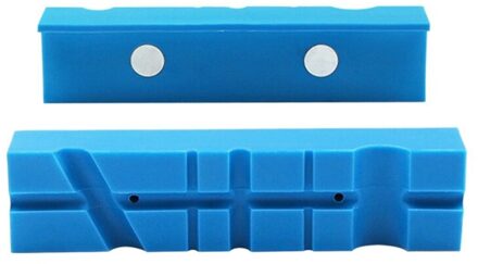 2 Stuks Magnetische Zachte Pad Kaken Rubber Voor Metalen Bankschroef 5.5Inch Bench Vice Vise Jaw X6HD