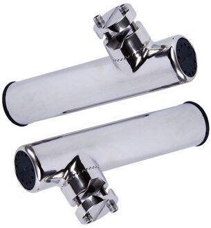 2 stuks Marine hengel Rvs Visgerei Draaibare Staaf Houder Met Klem Voor Buis 7/8 ~ 1"