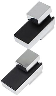 2 Stuks Met Schroeven Verstelbare Zinklegering Glas Clip Kast Thuis Hardware Ondersteuning 5-20Mm Dikte Duurzaam F soort Plank Houder