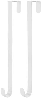 2 STUKS Metalen Krans Hanger boven de Deur Haken Kerst Guirlande Houders Seizoensgebonden Thuis Opslag Organisator Krans Hanger voor Front D