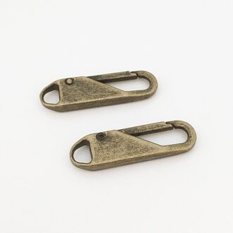 2 Stuks Metalen Rits Puller Voor Zip Slider Reparatie Kits Levert Diy Handgemaakte Craft Kleding Tassen Decoratie Accessoires 5