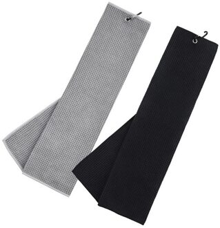2 Stuks Microfiber Golf Handdoek Tri Fold Golf Sport Handdoek Sport Handdoek Golf Accessoires