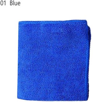 2 Stuks Microfiber Handdoek Car Care Polijsten Wassen Handdoeken Pluche Wassen Drogen Handdoek Dikke Pluche Polyester Fiber Car Cleaning Doek Blauw