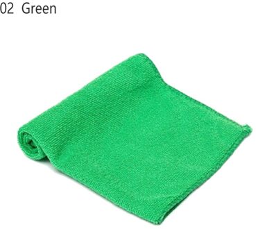 2 Stuks Microfiber Handdoek Car Care Polijsten Wassen Handdoeken Pluche Wassen Drogen Handdoek Dikke Pluche Polyester Fiber Car Cleaning Doek groen